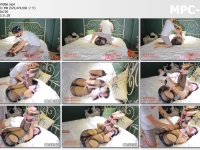 金鹰绳艺_女仆小芒果铁链手脚吊起 蒙眼口球皮鞭抽打 痛苦尖叫