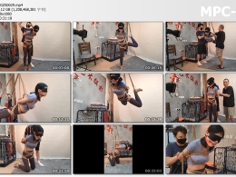 意之窗工作室_汤圆 瑜伽服凌空悬吊 口水