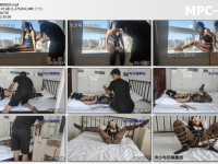 冷少与贝娘_死库水双马尾黑丝袜，花式驷马开腿捆绑调教