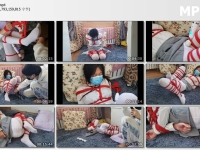 小九与晴子_日式紧缚加折腿 白丝