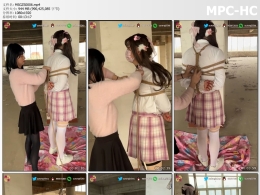 魔束工作室_三伪娘户外废墟羞耻吊！SP、驷马吊、带捆绑过程
